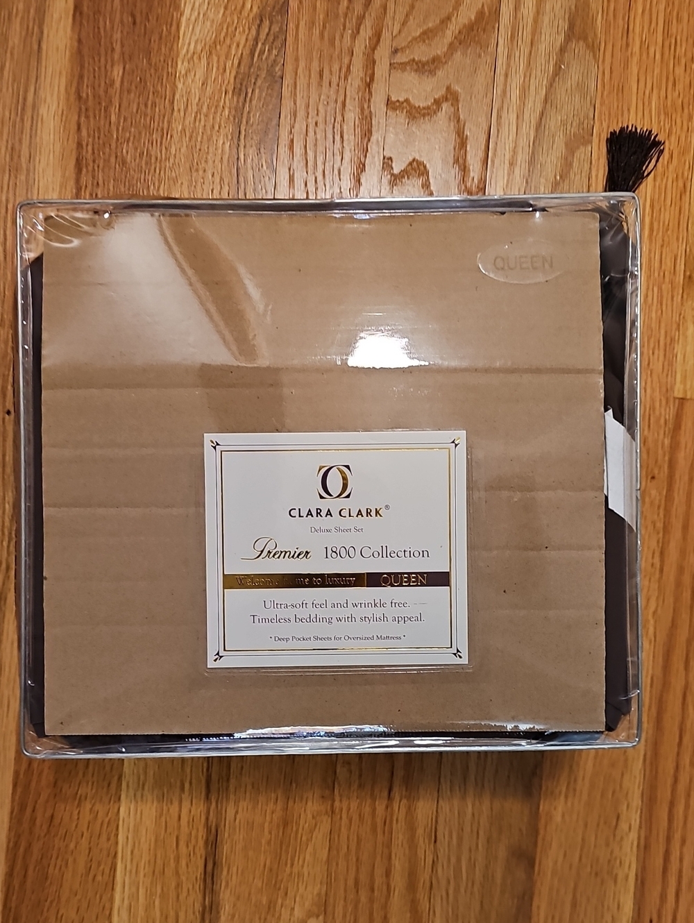 Clara Clark Premier 1800 Collection Queen Sheet Set - Brown